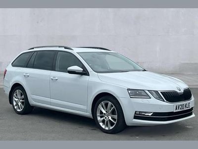 Used Skoda Octavia SE L 147 HP (108 kW) 2020 White Estate