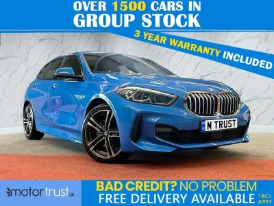 Used BMW 118 M Sport 136 HP (100 kW) 2021 Blue Hatchback