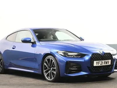 Used BMW 420 M Sport 181 HP (133 kW) 2021 Blue Coupe
