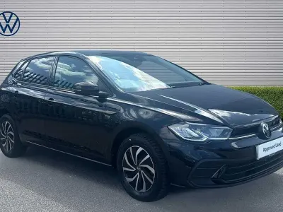 Used VW Polo Life 95 HP (69 kW) 2023 Black Hatchback
