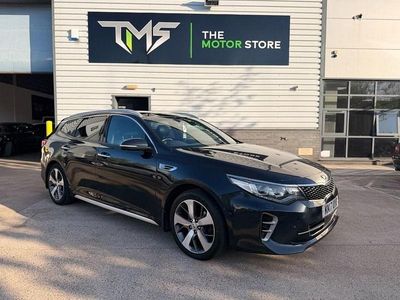 Used Kia Optima GT-Line S 139 HP (102 kW) 2017 Blue Estate