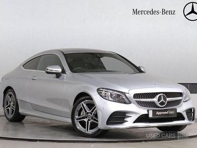 Used Mercedes C200 AMG line 184 HP (135 kW) 2023 Silver Coupe