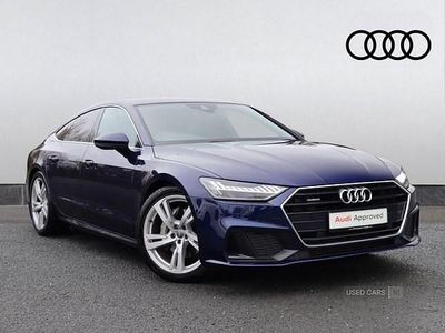Used Audi A7 S-Line 2019 Blue Sedan