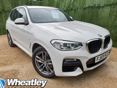Used BMW X3 M Sport 187 HP (137 kW) 2019 White SUV
