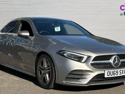 Used Mercedes A200 AMG Line Premium Plus 163 HP (119 kW) 2019 Silver Sedan