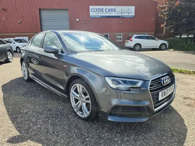 Used Audi A3 S-Line 184 HP (135 kW) 2017 Grey Sedan