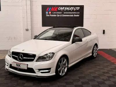 Used Mercedes C220 Sport Edition 170 HP (125 kW) 2014 White Coupe