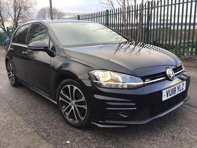 Black Used 2018 VW Golf VII R-line Hatchback | £12,590 (Fair price)