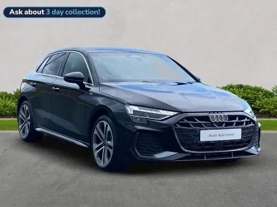 Begagnad Audi A3 S-Line 147 HK (108 kW) 2025 Svart Halvkombi