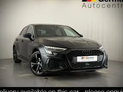 Used Audi A3 S-Line 110 HP (80 kW) 2023 Black Sedan