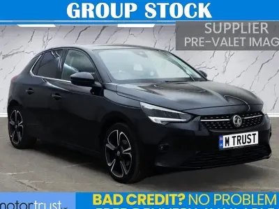 Used Vauxhall Corsa Edition 75 HP (55 kW) 2022 Black Hatchback