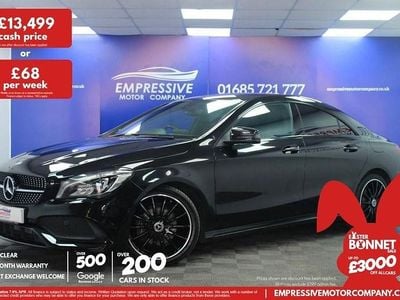 Used Mercedes CLA200 AMG line 156 HP (114 kW) 2018 Black Sedan