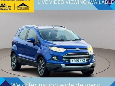 Blue Used 2015 Ford Ecosport Titanium SUV | £4,245 (Good price)