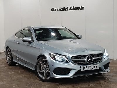 Używany Mercedes C220 AMG line 170 KM (125 kW) 2017 Srebrny Coupe