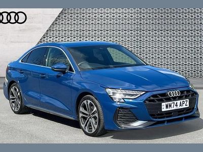 Used Audi A3 S-Line 147 HP (108 kW) 2024 Blue Sedan