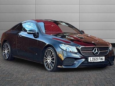 Used Mercedes E350 AMG line 299 HP (219 kW) 2019 Black Coupe