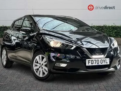 Używany Nissan Micra Acenta 100 KM (73 kW) 2020 Czarny Hatchback