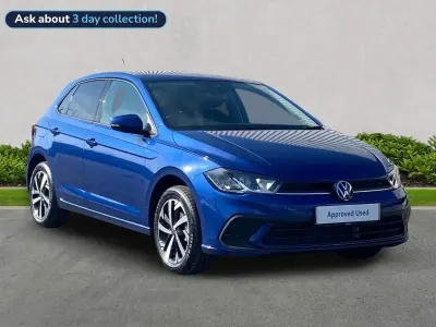 New VW Polo Match 95 HP (69 kW) 2026 Blue Hatchback