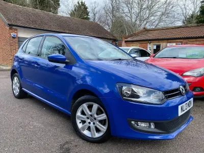 Used VW Polo Match 60 HP (44 kW) 2013 Blue Hatchback
