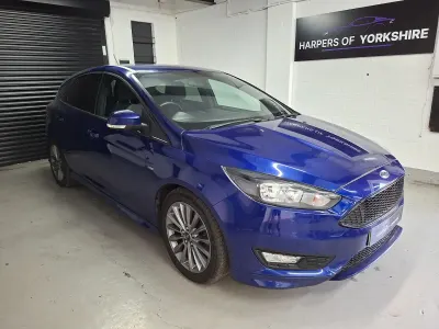 Used Ford Focus ST-Line 140 HP (102 kW) 2018 Blue Hatchback