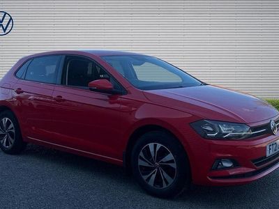 Begagnad VW Polo Match 95 HK (69 kW) 2021 Röd Halvkombi