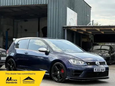 Used VW Golf VII R 295 HP (216 kW) 2017 Blue Hatchback
