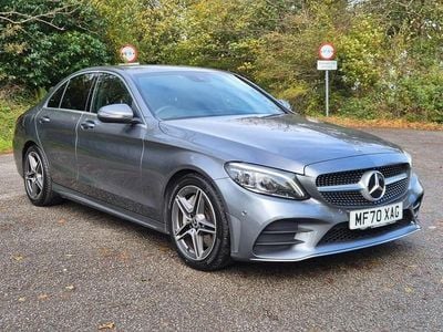Grey Used 2020 Mercedes C300 AMG line Sedan | £20,795 (Fair price)