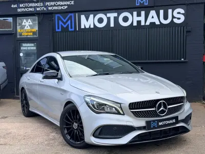 Used Mercedes CLA200 AMG line 156 HP (114 kW) 2018 Silver Sedan