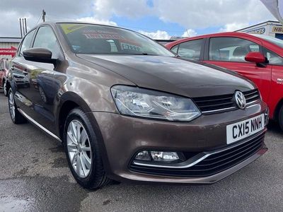 Used VW Polo SE 75 HP (55 kW) 2015 Brown Hatchback