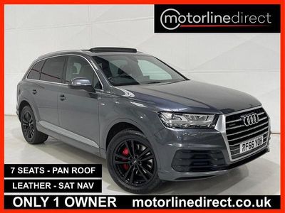 Grey Used 2016 Audi Q7 S-Line SUV | £20,945 (Fair price)