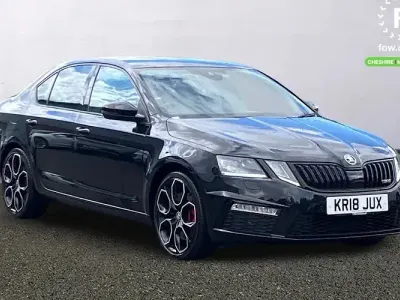 Used Skoda Octavia vRS 245 HP (180 kW) 2018 Black Hatchback