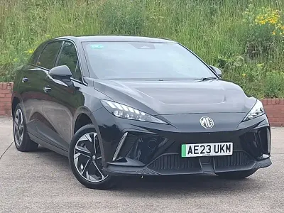 Used MG MG4 EV Trophy 149 kW (203 HP) 2023 Black Hatchback