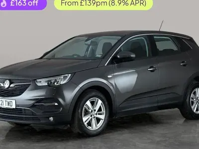 Used Vauxhall Grandland X 131 HP (96 kW) 2021 Grey SUV
