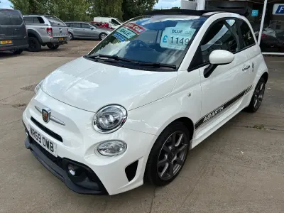 Used Abarth 595C 145 HP (106 kW) 2019 White Cabriolet