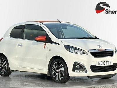 White Used 2018 Peugeot 108 Roland Garros Hatchback | £6,299 (Fair price)