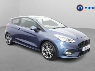 Used Ford Fiesta ST-Line 125 HP (91 kW) 2020 Blue Hatchback