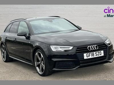 Used Audi A4 Black Edition 190 HP (139 kW) 2018 Black Estate