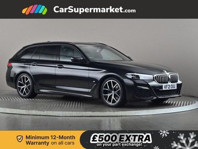 Black Used 2021 BMW 520 M Sport Estate | £21,697 (Good price)