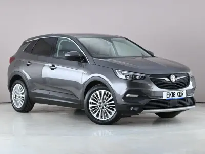 Used Vauxhall Grandland X Sport 131 HP (96 kW) 2018 Grey SUV