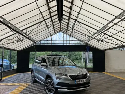 Used Skoda Karoq Scout 4x4 150 HP (110 kW) 2019 Business grey SUV