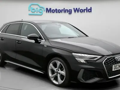 Used Audi A3 Sportback S-Line 110 HP (80 kW) 2024 Black Hatchback
