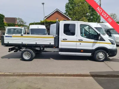 Used Ford Transit S 130 HP (95 kW) 2021 White Cabriolet