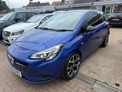 Used Vauxhall Corsa 205 HP (150 kW) 2015 Blue Hatchback