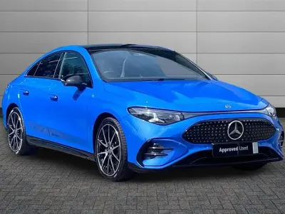 Used Mercedes CLA 250+ AMG line 200 kW (272 HP) 2025 Blue Sedan