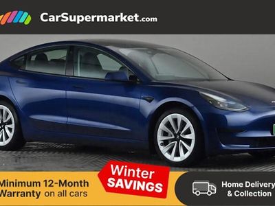Blue Used 2022 Tesla Model 3 RWD Sedan | £18,676 (Fair price)