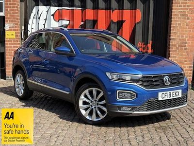 Used VW T-Roc SEL 150 HP (110 kW) 2018 Blue SUV