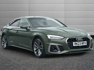 Used Audi A5 S-Line 204 HP (150 kW) 2023 District green Coupe