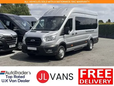 Used Ford Transit Trend 130 HP (95 kW) 2021 Silver Van
