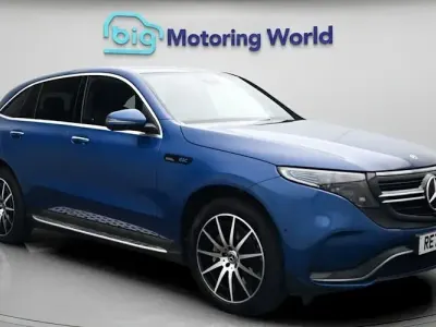 Used Mercedes EQC400 AMG line 300 kW (408 HP) 2021 Blue SUV