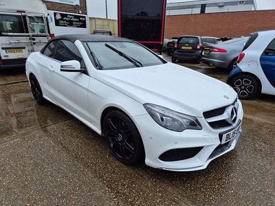 Used Mercedes E250 AMG line 204 HP (150 kW) 2015 White Cabriolet